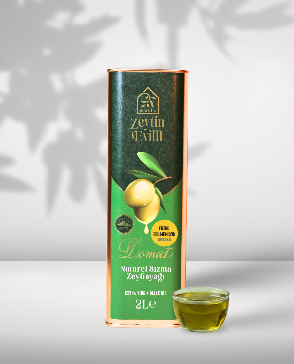 Domat Erken Hasat - Soğuk Sıkım Filtresiz Zeytinyağı 2 Lt