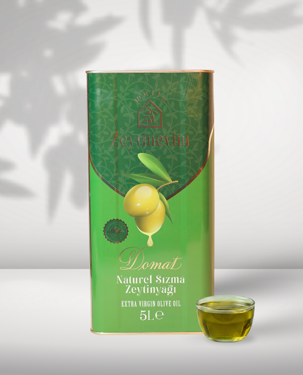 Domat Erken Hasat - Soğuk Sıkım Zeytinyağı 5 Lt