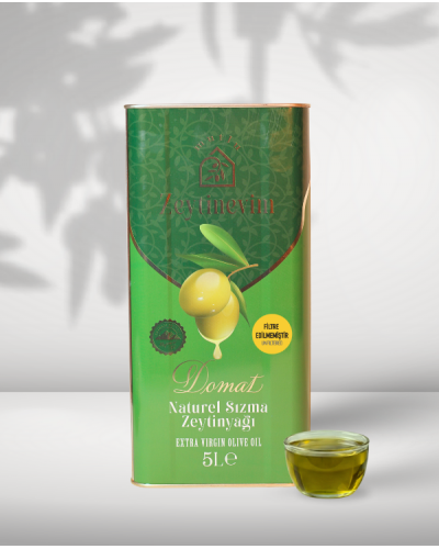 Domat Erken Hasat - Soğuk Sıkım Filtresiz Zeytinyağı 5 Lt