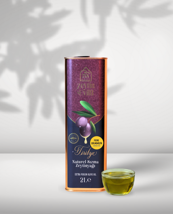 Tirilye - Soğuk Sıkım Filtresiz Sızma Zeytinyağı 2 Lt