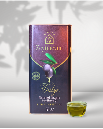 Tirilye - Soğuk Sıkım Sızma Zeytinyağı 5 Lt
