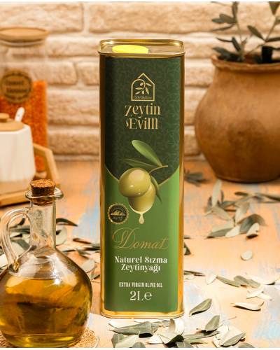 Domat Naturel Sızma Zeytinyağı 2 L Teneke