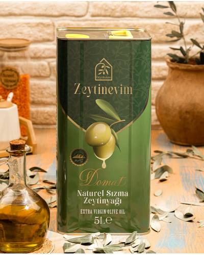 Domat Naturel Sızma Zeytinyağı 5 L Teneke