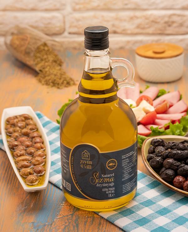 Erken Hasat Naturel Sızma Zeytinyağı 1 L Galon Şişe