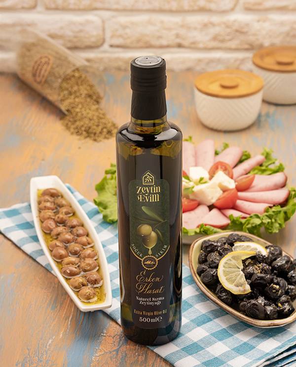 Erken Hasat Naturel Sızma Zeytinyağı 500 ml Dorika Şişe