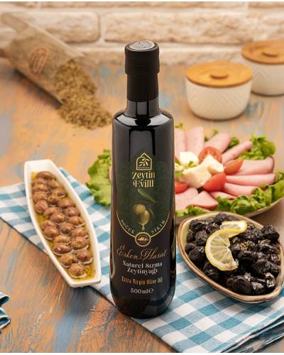 Erken Hasat Naturel Sızma Zeytinyağı 500 ml Verdi Şişe