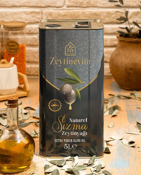 Naturel Sızma Zeytinyağı 5 L Teneke