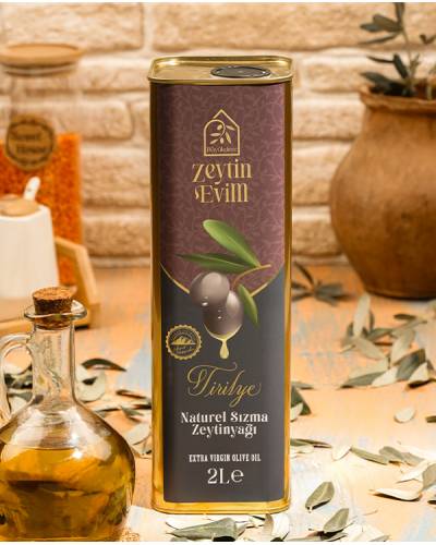 Tirilye Naturel Sızma Zeytinyağı 2 L Teneke