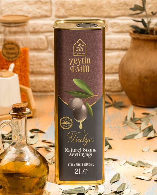 Tirilye Naturel Sızma Zeytinyağı 2 L Teneke