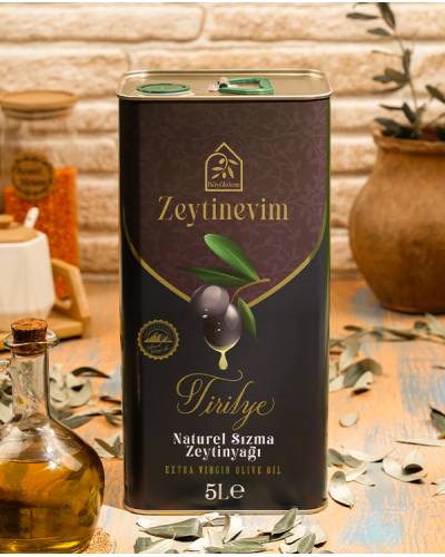 Tirilye Naturel Sızma Zeytinyağı 5 L Teneke