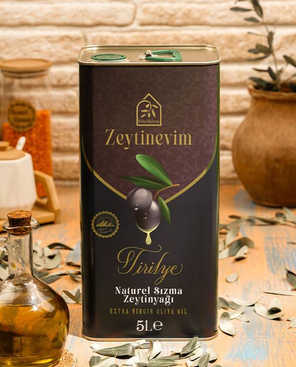 Tirilye Naturel Sızma Zeytinyağı 5 L Teneke